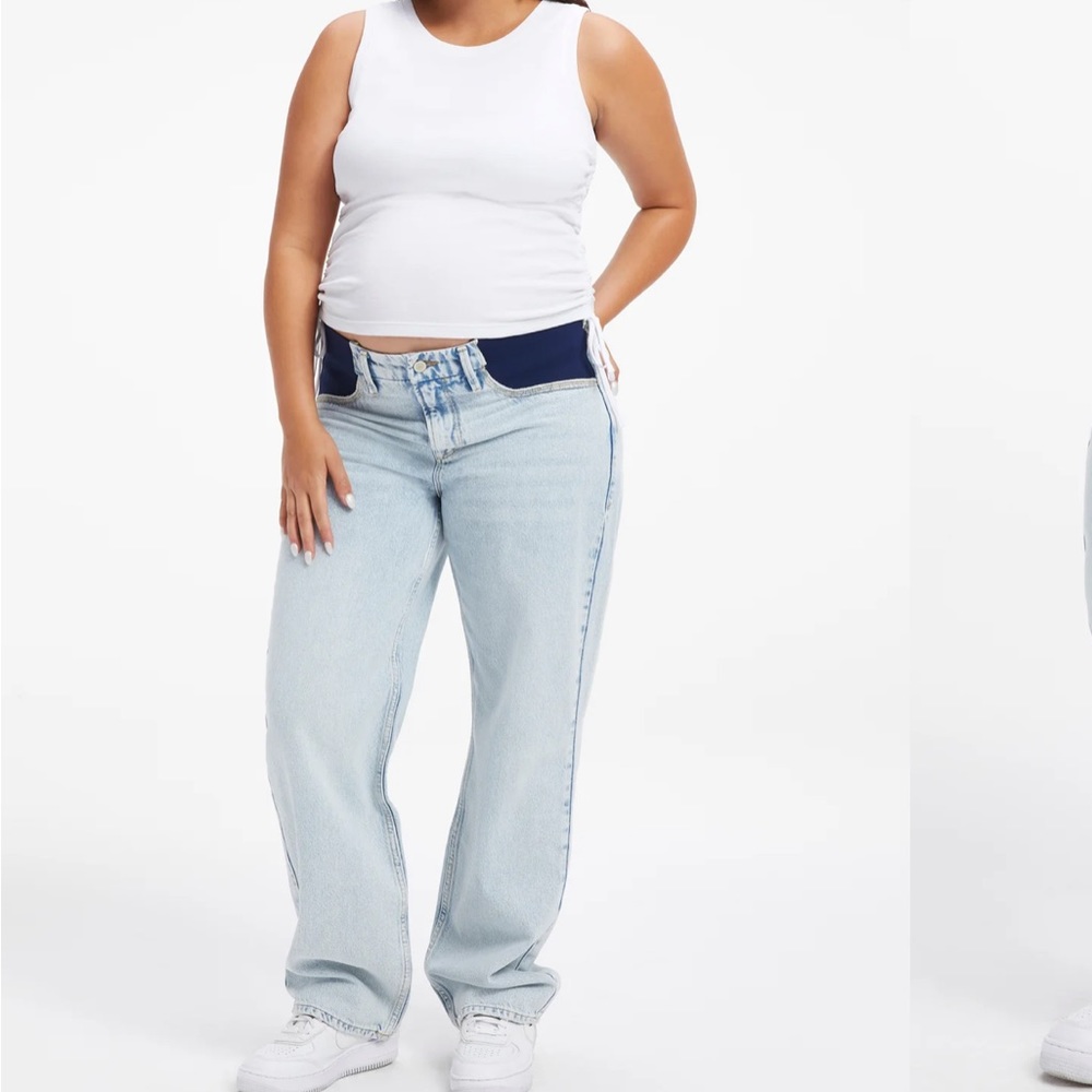 Good American Good 90s Maternity Jean